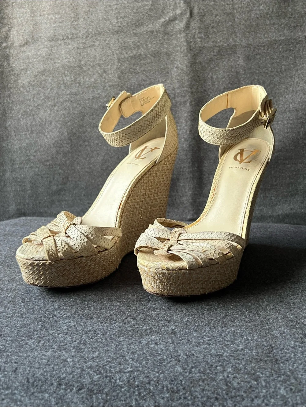 Vince Camuto Signature Platform Wedges